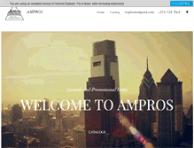 Tablet Screenshot of amprosphila.com